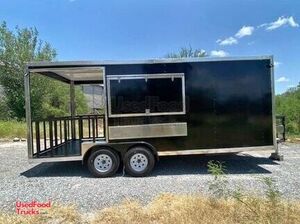 NEW - 2023 8' x 16' Kitchen Food Concession Trailer with Porch