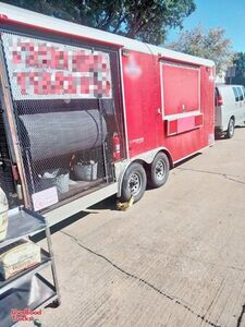 2012 8.5' x 20' Barbecue Food Concession Trailer with 6' Enclosed Porch