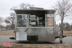 1993 - 8' x 5' Stainless Food Service Concession Trailer.