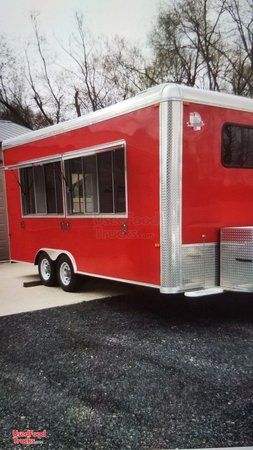Fully Loaded 2019 8.5' x 18' Kitchen Food Trailer in, Super Clean.
