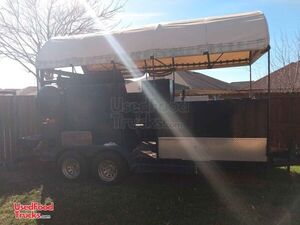 Nicely-Built Mobile Barbecue Concession Food Trailer/Used BBQ Rig