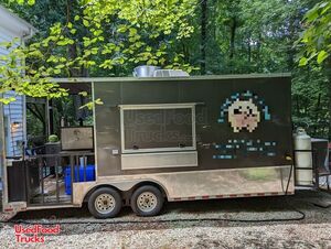 Fully-Equipped 2019 - 8.5' x 14' Barbecue Food Trailer with 6' Porch.