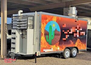 Nicely Equipped - 2023 16' Kitchen Food Concession Trailer with Pro-Fire System.