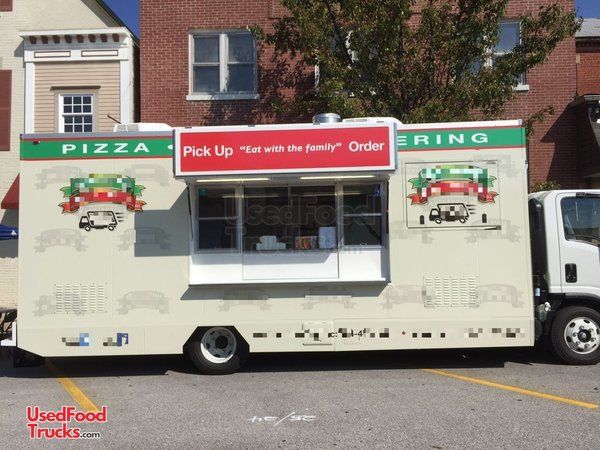 2016 Isuzu NPR HD LOADED TURNKEY Pizza Catering Truck.