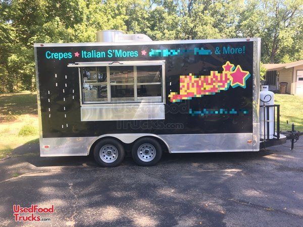 2018 - 8.5' x 16' Customized Freedom Food Trailer Working Condition