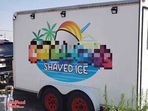 Turnkey 12' Car Mate Certified Self-Sufficient Shaved Ice Concession Trailer