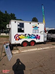 Turnkey 12' Car Mate Certified Self-Sufficient Shaved Ice Concession Trailer