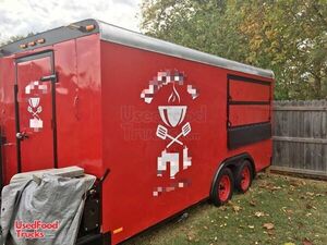1994 Used Red Food Concession Trailer