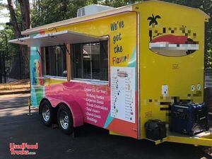 2018 - 6' x 14' Shaved Ice Concession Trailer.