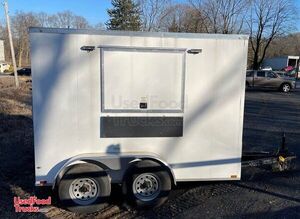 New - 2022 7' x 10' Quality Cargo Compact Food Concession Trailer.