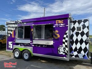 2022 8' x 16' Mobile Kitchen Super Clean Turnkey Commercial Food Concession Trailer