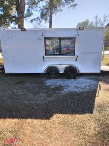 Lightly Used 2022 - 7' x 16' Mobile Food Concession Trailer.