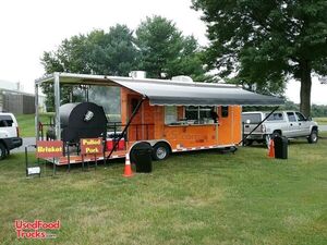 2017 Cynergy 8.5' x 30' Barbecue Food Trailer/Used BBQ Rig.