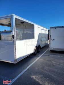 NEW - 2023 8' x 28' Rock Solid Barbecue Food Trailer with Porch