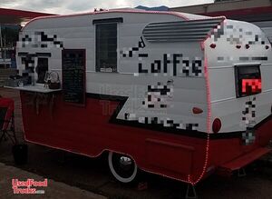 Vintage 1966 Shasta Airflyte Beverage Concession Trailer Mobile Vending Unit