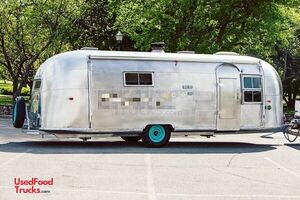 27' Custom Vintage 1958 Airstream Overlander Wood-Fired Pizza Concession Trailer