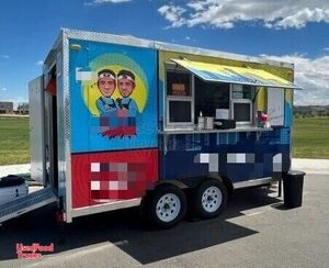 Like New 2022 - 8' x 14' Food Concession Trailer with Pro-Fire System.