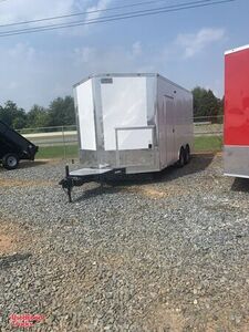 Basic Mobile Concession Trailer / Ready to Furnish Mobile Vending Unit