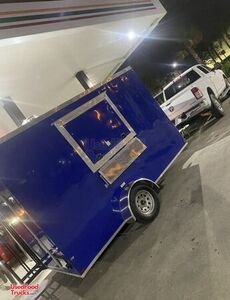 Lightly Used - 2023 7' x 12'  Kitchen Food Trailer | Food Concession Trailer.