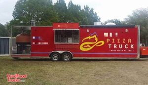2015 Wood-Fired Pizza Concession Trailer Brick Oven Pizza Trailer