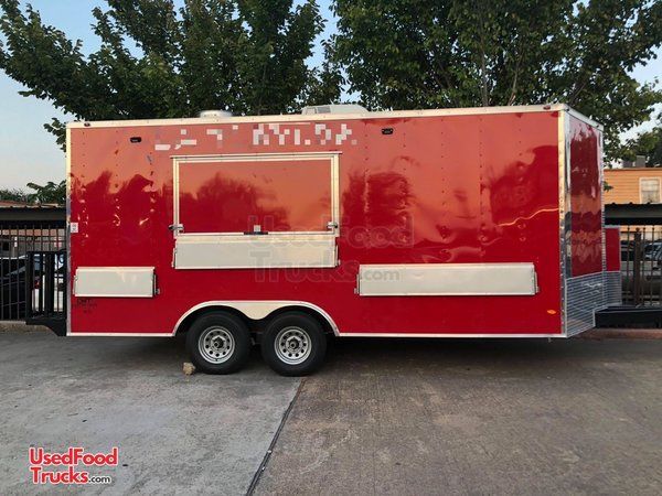 Lightly Used 2018 8.5' x 18' Freedom Kitchen Food Concession Trailer