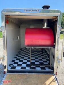 Like-New 2021 - 5' x 8' Cargo Mate Enclosed Wood Fired Pizza Trailer