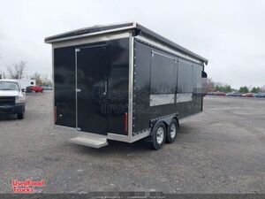 2023 8' x 18' Used Mobile Kitchen Concession Trailer