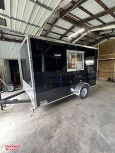 NEW - 2025 7' x 12' Shaved Ice/Hot Dog Trailer | Snowball Concession Trailer