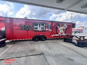 2025 8.5' x 30' Kitchen Food Concession Trailer with Fire Suppression System