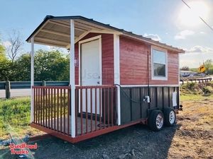 Extremely Clean and Spacious Food Concession Trailer with Porch/Mobile Food Unit