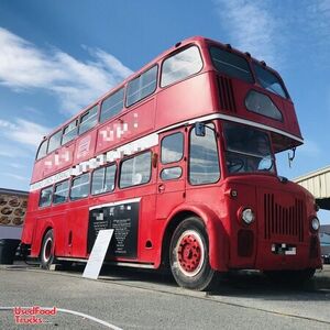 Vintage 1958 Leland Titan 26' Double Decker British Bus Food Truck