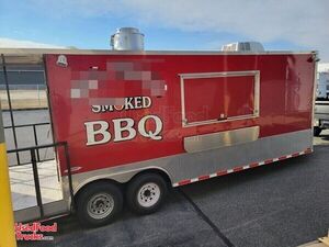 2012 Freedom Trailers 8.5' x 28' Barbecue Food Trailer with Porch.