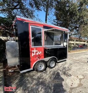 Lightly Used 2022 - 8' x 14' Kitchen Food Concession Trailer with Pro-Fire