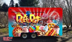 NEW - 7' x 16' Carnival Fun Food Concession Trailer | Mobile Food Unit