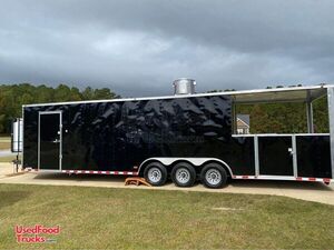 Brand New 2022 WOW Cargo 32' Kitchen Food Trailer with Porch.