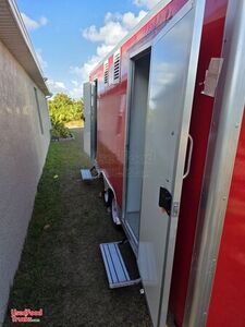New - 2025 7.5' x 14' Kitchen Food Concession Trailer with  Fire Suppression & Bathroom