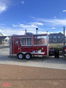 2023 6' x 14'  Wood-Fired Pizza Oven Trailer Mobile Food Unit w/ Porch