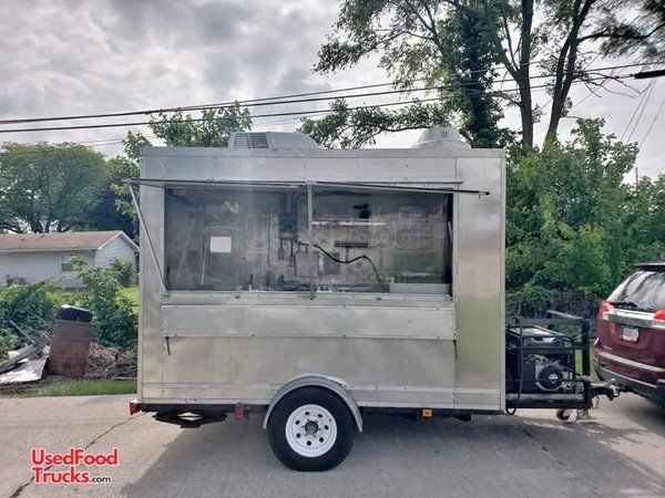 7' x 10' Street Ready Food Concession Trailer/Equipped Mobile Food Unit Illinois.