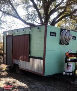 Basic Mobile Concession Trailer / Ready to Furnish Used Mobile Vending Unit.