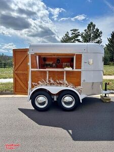 Clean and Appealing - 7.5' x 11' Horse Trailer Concession Conversion