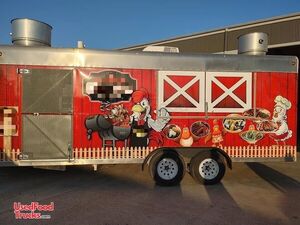 2013 8' x 20' BBQ Concession Trailer / Turnkey Mobile Barbecue Business