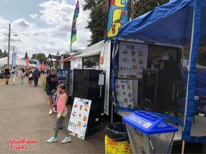 Used Barbecue Concession Trailer / Fun Fair Foods Vending Concession Unit