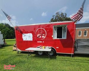 Clean - 2023 8.5' x 16' Barbecue Food Trailer | Food Concession Trailer.