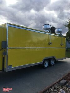Lightly Used 2021 8' x 20' Mobile Kitchen / Like-New Food Concession Trailer.