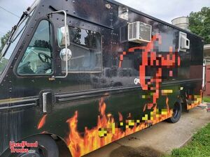 Oshkosh Diesel 22' Step Van Kitchen Food Truck with Fire Suppression System