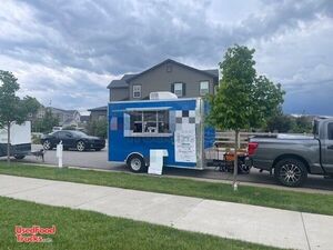 2022 7' x 16' Food Concession Trailer Mobile Vending Unit