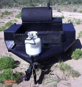 Custom Built Towable BBQ Pit