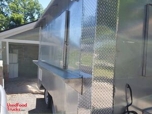 2017 - 8' x 12' All Stainless Steel Food Concession Trailer.