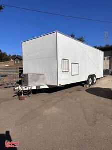 Versatile - 25' Empty DIY Concession Trailer Mobile Vending Unit