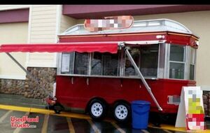 2013 - 8' x 16' Trolley / Diner Style Concession Trailer